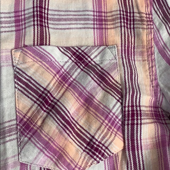 Pink Plaid  Flannel - Picture 2 of 7